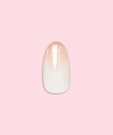 Pink Glitter Gradient - Press-On | Medium | Oval